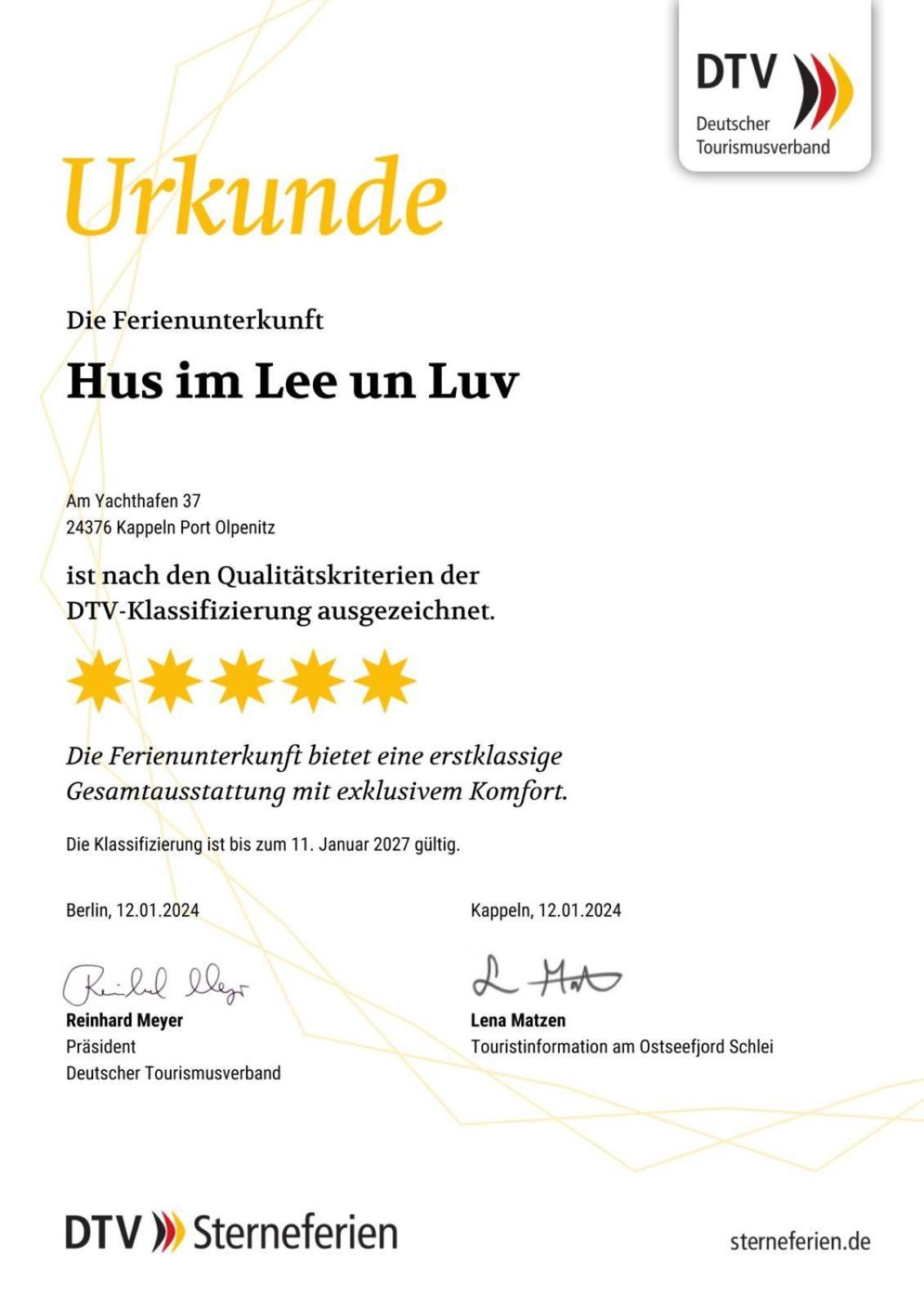 הוילה אולפניץ Hus Im Lee Un Luv מראה חיצוני תמונה